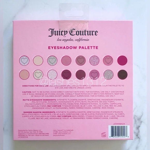 JUICY COUTURE Cosmetics 16 Color Eyeshadow Palette - Picture 5 of 5
